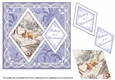 Snow Deer Walking in a Wonderland 7in Double Diamond Topper