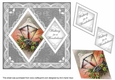 Silver Lantern Walking in a Wonderland 7in Double Diamond Topper