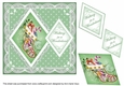 Christmas Stocking Walking in a Wonderland 7in Double Diamond Topper