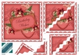 Red Orchid Birthday Wishes Wavy Duo Corner Stacker