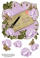 Lilac Rose For my Friend 8in Fancy Rose Topper