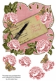 Pink Rose For my Friend 8in Fancy Rose Topper