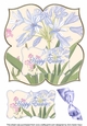 Agapanthus Happy Easter 8in Large Blooms Fancy Topper