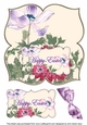 Anemone2 Happy Easter 8in Large Blooms Fancy Topper