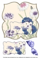 Cornflowers Happy Easter 8in Large Blooms Fancy Topper