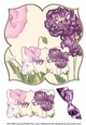Purple Poppy Happy Easter 8in Large Blooms Fancy Topper