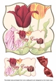 Tulips Happy Easter 8in Large Blooms Fancy Topper