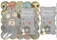 Silver Birdcage Sending Love to You 8in Scallop Topper