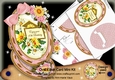 Daisy 40th Birthday Oval Easel Card Mini Kit