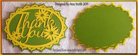 Thank You - Oval Panel
