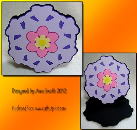 Hexagon Hearts & Layers or Card