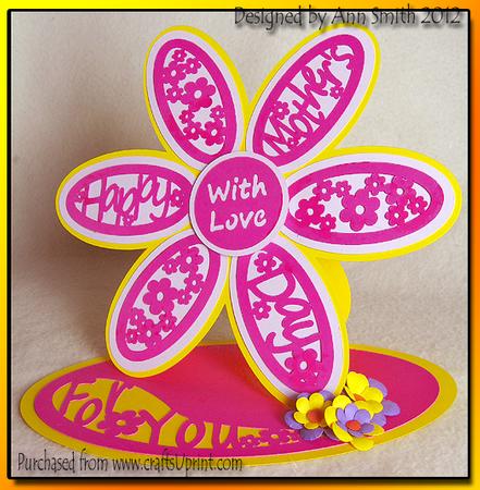 Daisy For You Twisted Easel Mother's Day Card //