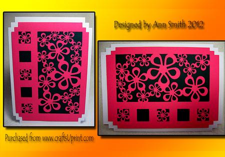 Flower Squares Card