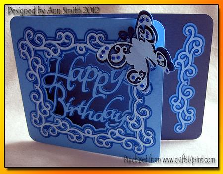 Happy Birthday Flourish Card - / /