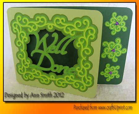 Well Done Flourish Card - / /