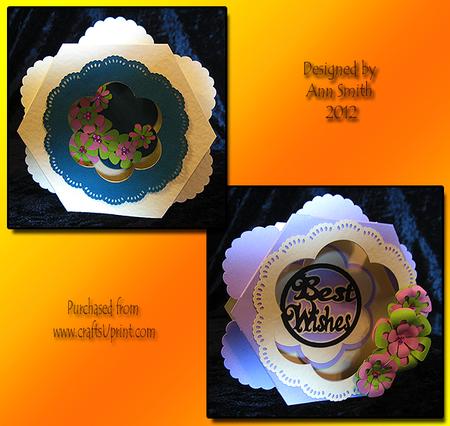 Diorama Flower Card