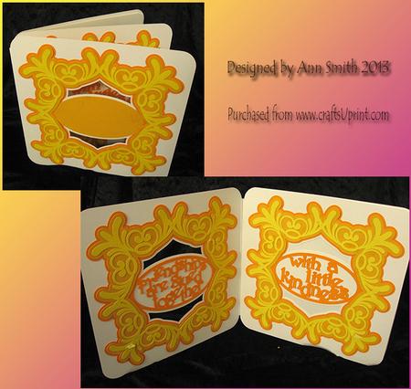 Friendships Are Glued - Double Aperture Card