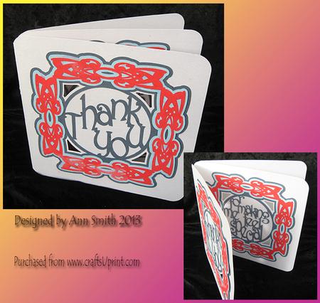 Thank You - Double Aperture Card