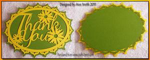 Thank You - Oval Panel