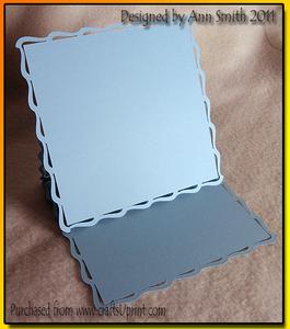 Fancy Edge Easel Card