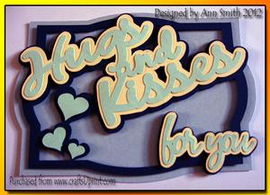 Hugs & Kisses Topper