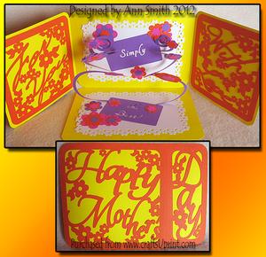 Gatefold Spring Down Card - Mother's Day / /