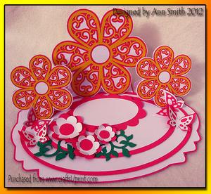 Daisy Triple Easel Card - / /