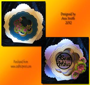 Diorama Flower Card