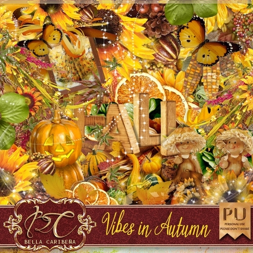 Vibes in Autumn, kit from Bella Caribena 