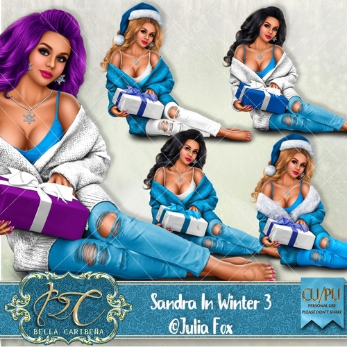 Sandra In Winter 3, from Bella Caribena 
