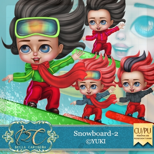 Snowboard 2, from Bella Caribena