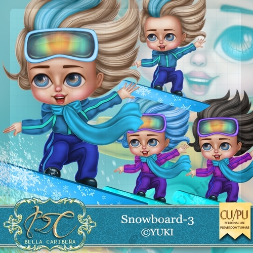 Snowboard 3, from Bella Caribena