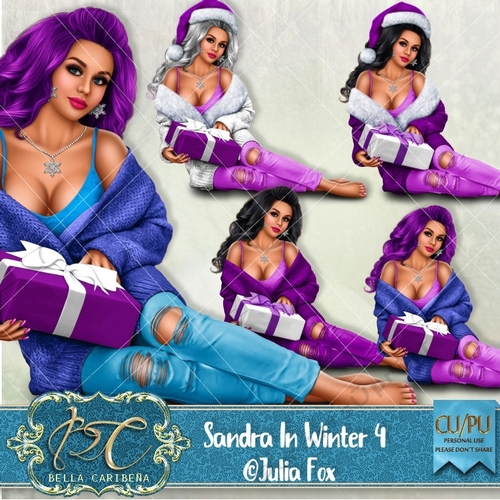 Sandra In Winter 4, CU/PU  from Bella Caribena 