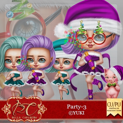 PArty 3 CU/PU Pkg, from Bella Caribena 