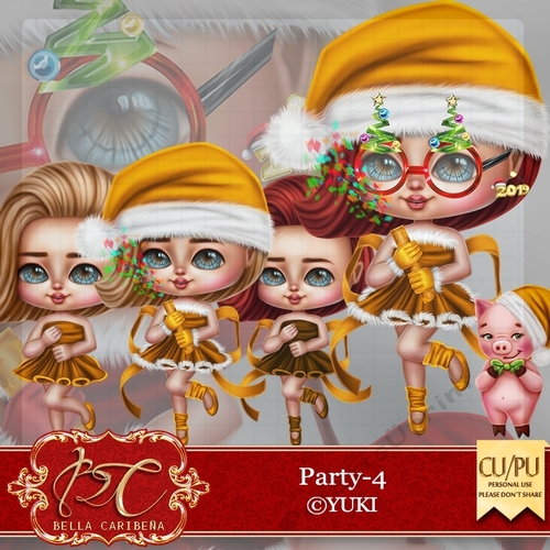 PArty 4 CU/PU Pkg, from Bella Caribena 