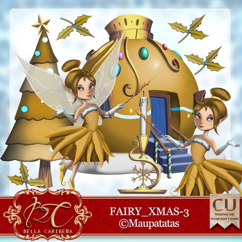 Fairy Xmas 3, CU/PU from Bella Caribena 
