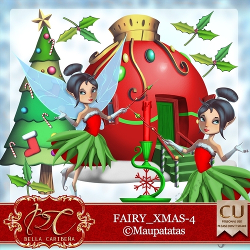 Fairy Xmas 4, CU/PU from Bella Caribena 