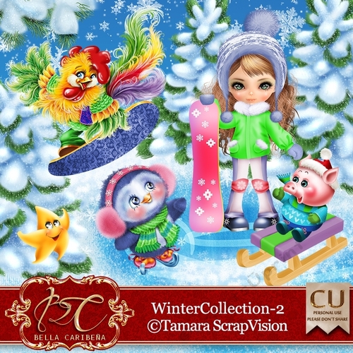 Winter Collection 2, CU/PU from Bella Caribena 