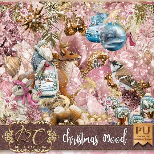 Christmas Mood, kit from Bella Caribena 
