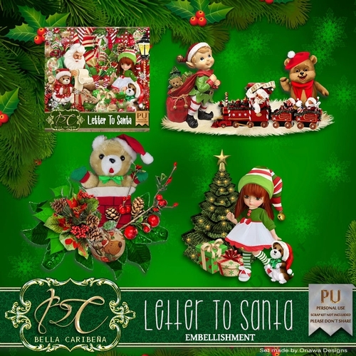 Letter To Santa EMB8,  from Bella Caribena 