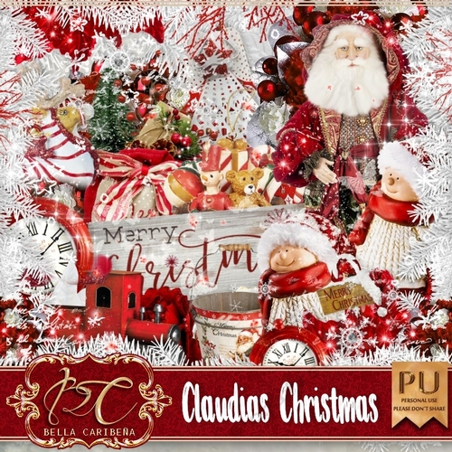Claudias Christmas, kit from Bella Caribena 