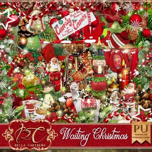 Waiting Christmas, kit from Bella Caribena 