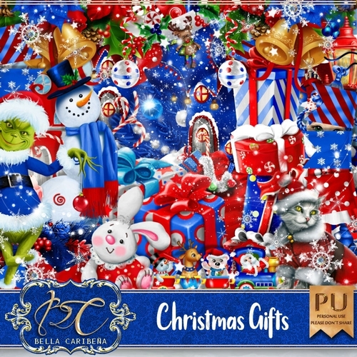 Christmas Gifts, kit from Bella Caribena 