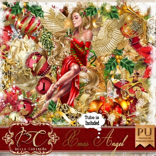 Xmas Angel, kit from Bella Caribena 