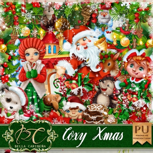 Coxy Xmas, kit from Bella Caribena 