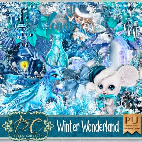 Winter Wonderland, kit from Bella Caribena 