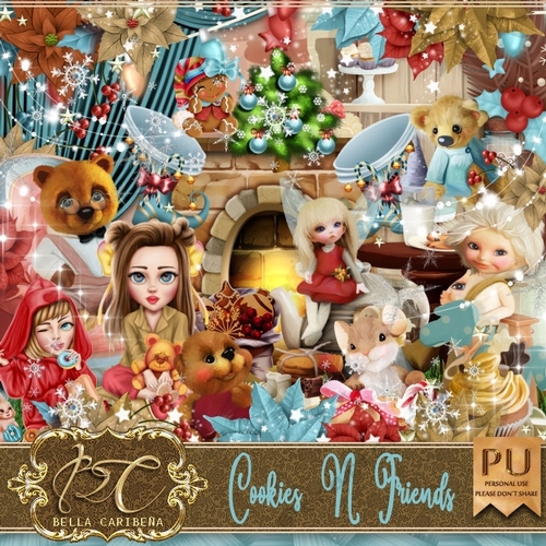 Cookies N Friends, kit from Bella Caribena 
