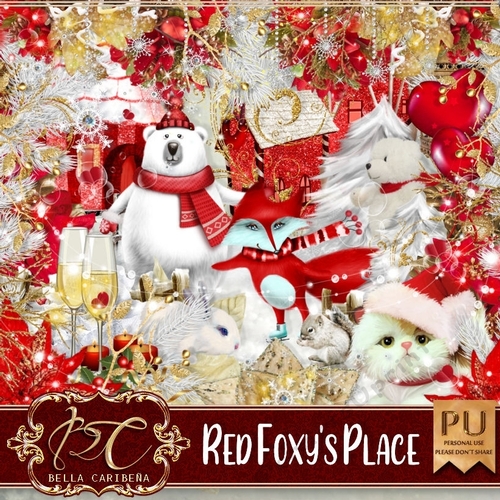 Red Foxys Place, kit from Bella Caribena 