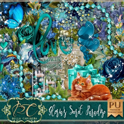 Glorias Secret Paradise, kit from Bella Caribena 
