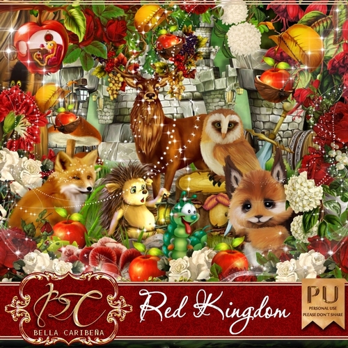 Red Kingdom,  kit from Bella Caribena 